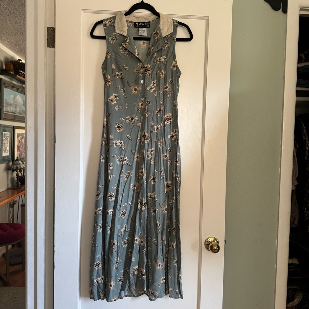 All That Jazz 90s Vintage Midi Dress Small